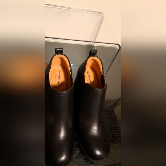 Hush Puppies Black Heeled Boots - Picture 12 of 15